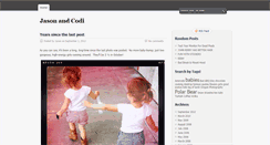 Desktop Screenshot of jasonandcodi.com
